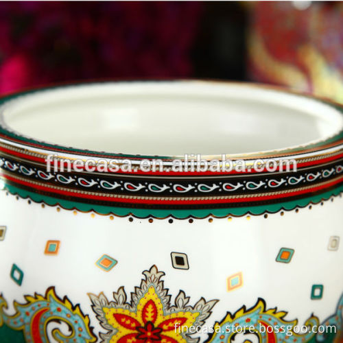 Luxury Fine New Bone China Antique Fish Bowl